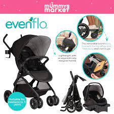 Evenflo Sibby Travel System Charcoal