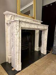 Louis Xvi Calacatta Marble Fireplace