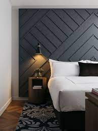 Geometric Wall Pattern Bedroom Design