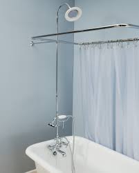 Deluxe Claw Tub Shower Enclosure