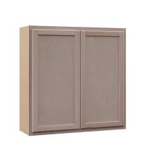 Hampton Bay 36 In W X 12 In D X 36 In H Assembled Wall Kitchen Cabinet In Unfinished With Recessed Panel
