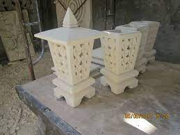 Outdoor Stone Lantern Bali Carving