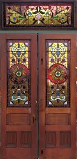 Transpa Stained Glass Door
