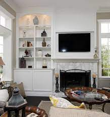 Fireplace Walls Transitional Living