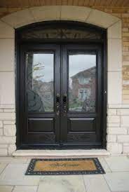 Fiberglass Double Door With A Transom