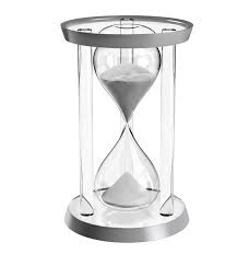 30 Min Hourglass Sand Timer Silver