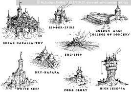 Cities Fantasy World Map Fantasy Map