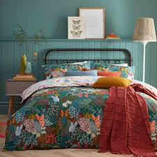 Forage Fl Reversible Duvet Cover Set