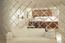 Mirror Bevelled Wall Tiles Bathroom