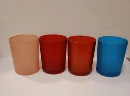Multicolor New Colored Frosted Jars