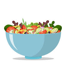Greek Salad Icon On White Background
