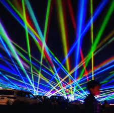 a drive in laser light show is coming