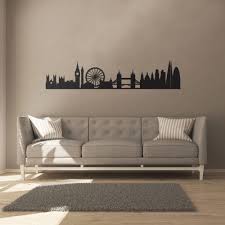 London Skyline Steel Wall Art