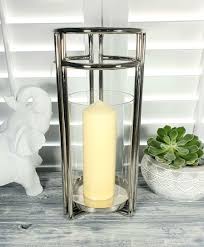 Large Round Pillar Candle Hurricane