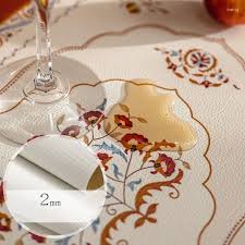 Luxury Oval Shape Table Mats With