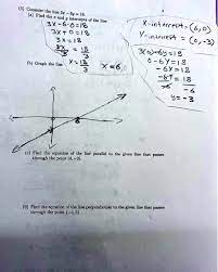 Solved Consider The Line 3x 2y 6