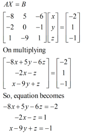 Convert Between A System Of Equations