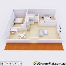 2 Bedroom Granny Flat Designs
