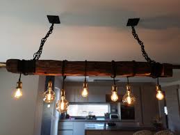 rustic oak beam chandelier abel von