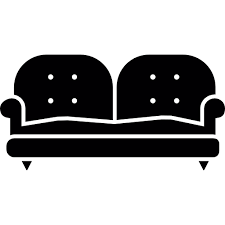 Two Place Couch Free Icons