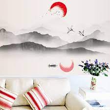 Bedroom Sticker Mountain Wall Stickers