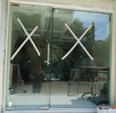Hinged Office Entrance Glass Door At