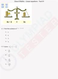 Linear Equations In One Variable