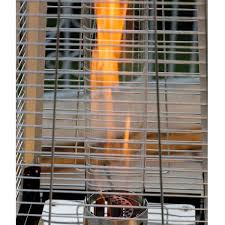 Heatmaxx 40 000 Btu Outdoor Propane Pyramid Spiral Flame Patio Heater 89 5 Inch