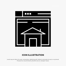Solid Glyph Icon Vector Website Icons