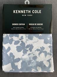 Kenneth Cole Ny Shower Curtain Slate