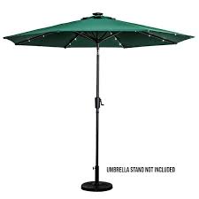 Solar Tilt Round Patio Umbrella