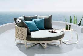 Large Round Chaise Lounge Daybed
