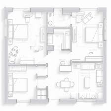 Premium Photo A Floor Plan Of A House