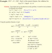 Solving Trigonometric Equations A