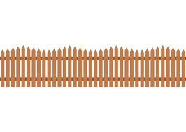 Premium Vector Brown Wood Fence