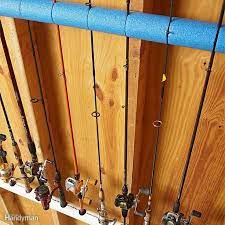 Fishing Rod Holder Overhead Garage Storage