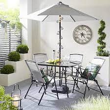 6 Piece New Memphis Steel Dining Set