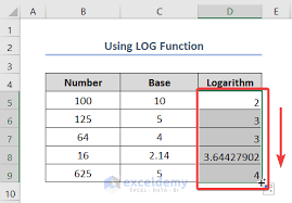 How To Calculate Log In Excel 6