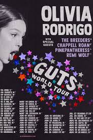 Olivia Rodrigo Guts World Tour Dates