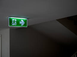 Stairway Emergency Fire Exit Sign