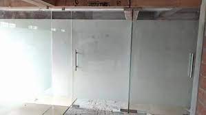 Contract Toughened Glass Wall Partition