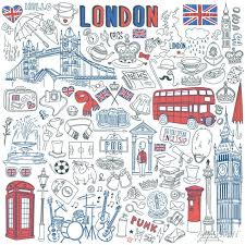 London Doodle Set Landmarks