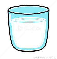 Glass Of Water Vector Hand Drawn