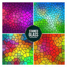 Stained Glass Vector Art Icons And
