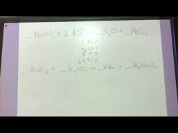 Balancing Chemical Reactions With