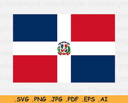 Dominican Republic National Flag Svg