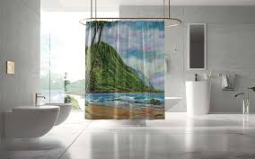 Tunnels Beach Shower Curtain
