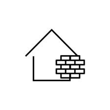 Books Etc Line Icon Of Brick Wall