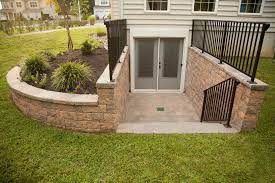 Double Door House Exterior Basement