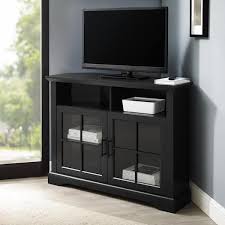 Welwick Designs 44 In Solid Black Wood